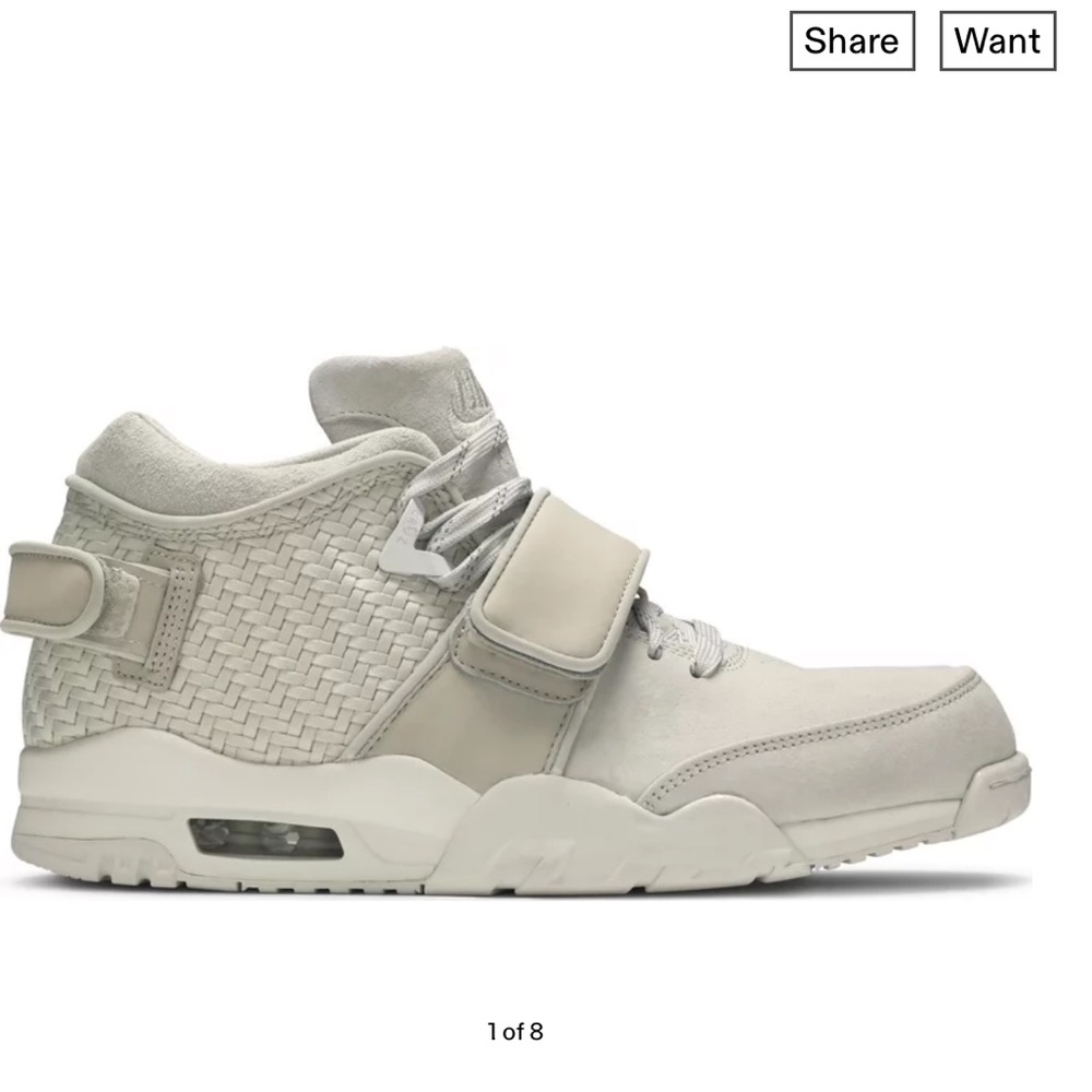 Nike Air Trainer , Victor Cruz Light Bone 2016.
Size 7